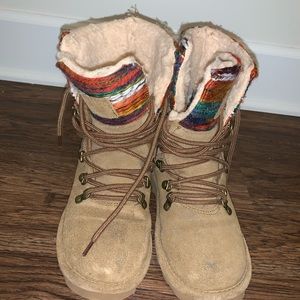 Colorful Bear Paw boots